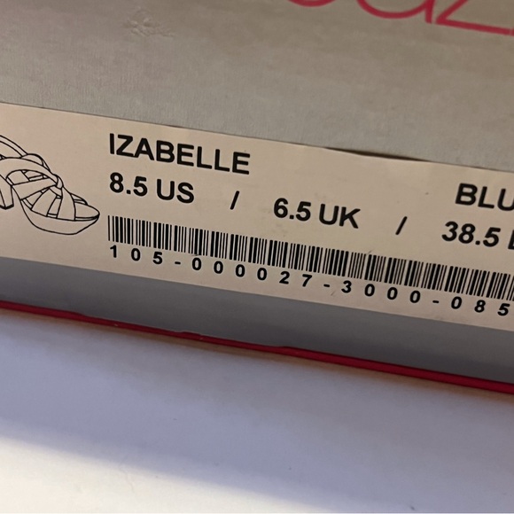 Shoe Dazzle Faux Suede Barbie Pink w/Silver trim Platform Heels sz 8.5 - Picture 7 of 9